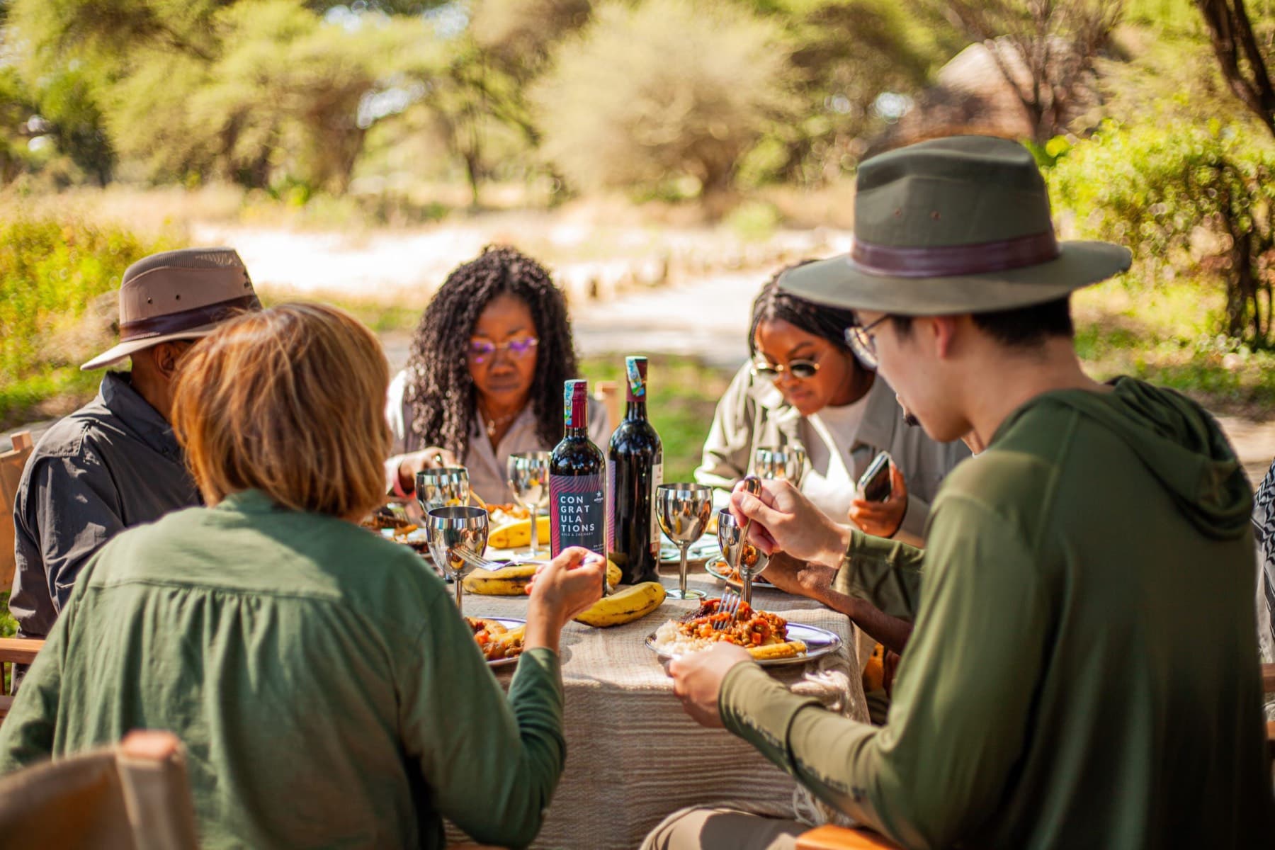 Bush lunch in the Ngorongoro country