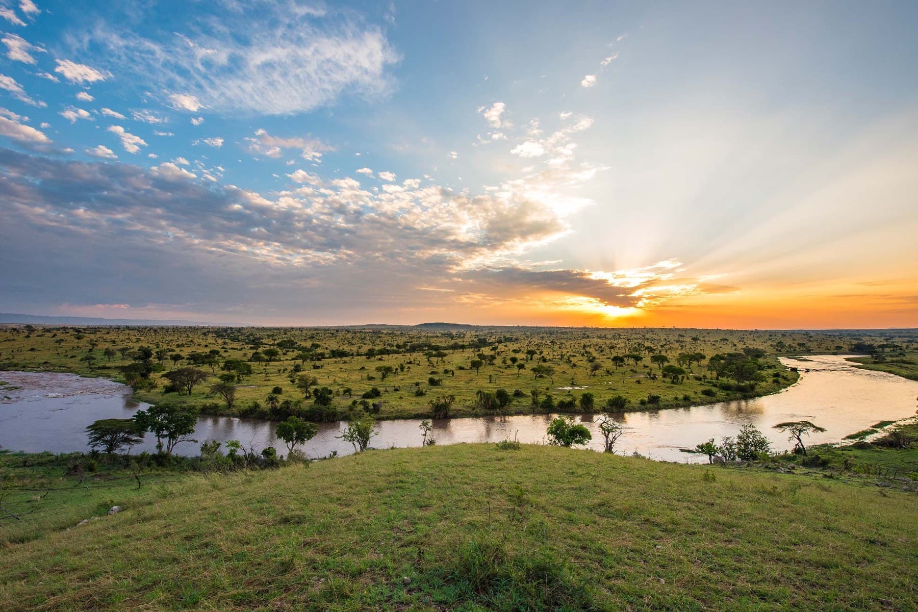River light in the Serengeti